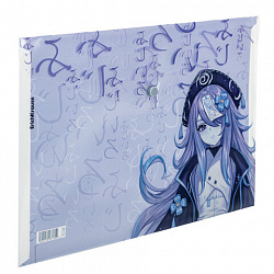 Папка-конверт с кнопкой ERICH KRAUSE "Manga Girls", А4, до 120 л., ассорти, 0,18 мм, 61156
