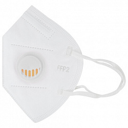 Респиратор противоаэрозольный, средний класс защиты FFP2 с клапаном KN-95