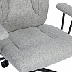 Кресло BRABIX PREMIUM "Westside EX-566", металлические подлокотники, ткань, светло-серое, 533207