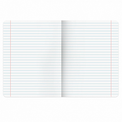 Тетрадь пластиковая обложка (НЕОН) 12 листов, линия, BRAUBERG "Smart Cover", АССОРТИ (микс в спайке), 405026