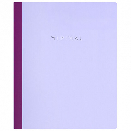Тетрадь А5 96 л. BRAUBERG, на сшивке с корешком, клетка, обложка картон, "Minimal", 405287