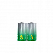 Батарейки КОМПЛЕКТ 2 шт., GP Super G-Tech, D (LR20, 13А), алкалиновые, в пленке, 13AA21RA, 13AA21RA-2CRS2