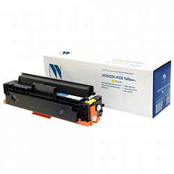 Картридж лазерный NV PRINT (NV-W2032X) для HP Color LaserJet M454dn/M454dw, желтый, ресурс 6000 страниц