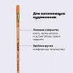 Кисть ПИФАГОР, СИНТЕТИКА, плоская, № 8, деревянная лакированная ручка, пакет с подвесом, 200861