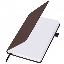 Ежедневник датированный 2026, А5, 138x213 мм, BRAUBERG "Control", под кожу, держатель для ручки, коричневый, 117122