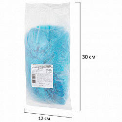 Бахилы КОМПЛЕКТ 100 штук (50 пар) СТАНДАРТ, размер 39х14, 16 мкм, 2 г, ELEGREEN, 8/1р-С/3500