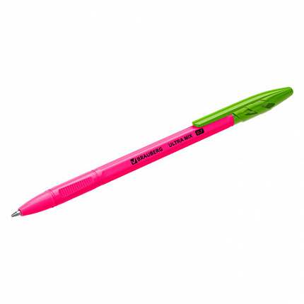 Ручка шариковая BRAUBERG "ULTRA MIX", СИНЯЯ, узел 0,7 мм, чернила ГЕРМАНИЯ, наконечник ШВЕЙЦАРИЯ, 143567