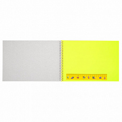 Цветная бумага А4 для аппликаций и оригами, 30 л., 10 цв., 80 г/м2, гребень, "Басня", 210х297 мм, ПО-9166