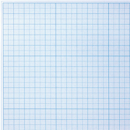Бумага масштабно-координатная (миллиметровая), папка, БОЛЬШОЙ ФОРМАТ А3, голубая, 20 листов, ПЛОТНАЯ 80 г/м2, STAFF, 113487