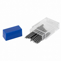 Грифели запасные для циркуля BRAUBERG, 12 шт. по 24 мм, HB, толщина 2 мм, блистер, 210805