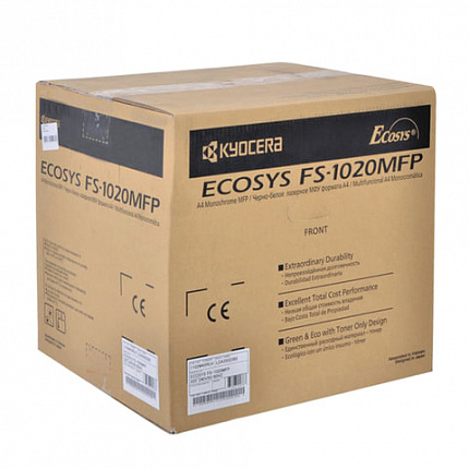 МФУ лазерное KYOCERA FS-1020MFP "3 в 1", А4, 20 стр./мин., 20000 стр./мес., 1102M43RUV