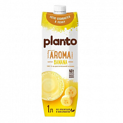 Банановый напиток PLANTO Barista "Banana", обогащенный кальцием, 1 л