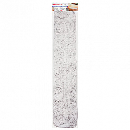 Насадка МОП плоская 90 см для цельной швабры-рамки, завязки, для швабр 601506/603603, LAIMA, 603609