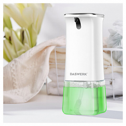 Сенсорный бесконтактный дозатор для жидкого МЫЛА-ПЕНЫ, 350 мл, DASWERK (ДАСВЕРК), 607844