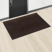 Коврик придверный 80х120 см, КОРИЧНЕВЫЙ, влаго-грязезащитный, 300 г/м2, рубчик, PRIMILA (ПРИМИЛА) STANDARD, 701016