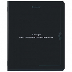 Тетрадь предметная VINTAGE 48 л., SoftTouch, АЛГЕБРА, клетка, подсказ, BRAUBERG, 405148