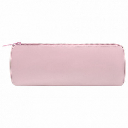 Пенал-тубус BRAUBERG, с эффектом Soft Touch, мягкий, Pastel pink, 272299