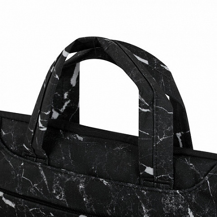 Сумка портфель HEIKKI STYLE (ХЕЙКИ) с отделением для ноутбука 13-14", 3 кармана, черная, 26х36х3 см, 272606