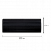 Мешки для мусора 30 л, черные, в рулоне 30 штук, ПНД 10 мкм, 48x58 см, WBZ (ВБЗ), 702651