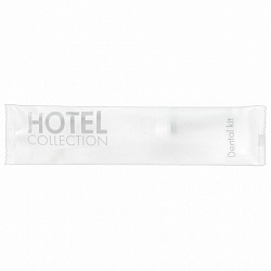 Зубной набор КОМПЛЕКТ 300 шт., HOTEL COLLECTION (зубная щётка + зубная паста 5 г), саше, флоупак, 81646, 00-00027999