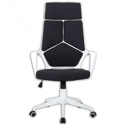 Кресло офисное BRABIX PREMIUM "Prime EX-515", пластик белый, ткань, черное, 531812