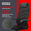 Кресло офисное BRABIX PREMIUM "Ultimate EX-800" пластик, плотная двойная сетка Х2, черное, 532914