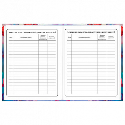 Дневник 1-4 класс 48 л., твердый, BRAUBERG, глянцевая ламинация, с подсказом, "Бабочки", 107151