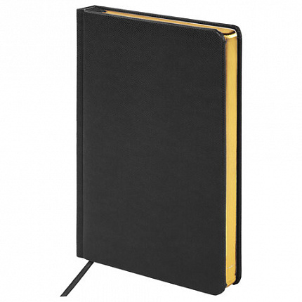 Ручка шариковая PARKER "Jotter Plastic CT", корпус черный, ежедневник А5 черный, золотой срез, пакет, 880894
