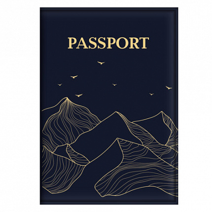 Обложка для паспорта "Cool Mix 3", мягкая вставка изолон, 10 дизайнов ассорти, цветной принт, ПВХ, STAFF, 238860