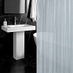 Шторка для ванной EVA, 180х180 см, кольца в комплекте, СЕРАЯ ГОЛОГРАФИЯ, PRIMILA (ПРИМИЛА), 700104