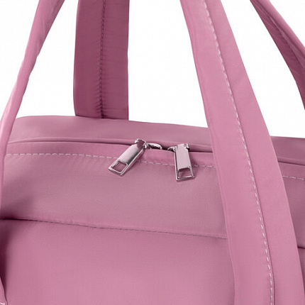 Сумка дорожная HEIKKI HANDY (ХЕЙКИ), карман на молнии, багажная лента, пыльная роза, 43х16х30 см, 273872