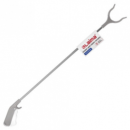 Захват для сбора мусора и предметов рычажный, 83 см, ПАЛКА-ХВАТАЛКА, LAIMA, 700887