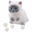 Игрушка-антистресс "Котик малый", 9 см, ассорти, 2 цвета, дисплей, JOLLY JOT (ДЖОЛЛИ ДЖОТ), 666569