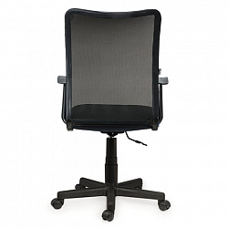 Кресло BRABIX "Spring MG-307", с подлокотниками, черное TW, 531406