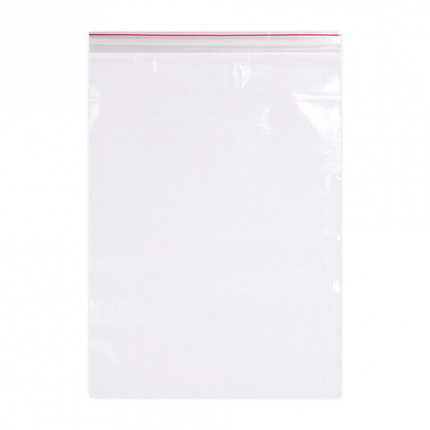 Пакеты ZIP LOCK "зиплок" ОЧЕНЬ ПРОЧНЫЕ, комплект 100 шт., 200х250 мм, ПВД 80 мкм, BRAUBERG EXTRA, 608178