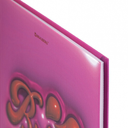 Дневник 5-11 класс 48 л., твердый, BRAUBERG, выборочный лак, с подсказом, "Brings Joy", 107194