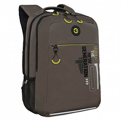 Рюкзак GRIZZLY школьный, анатомическая спинка, 2 отделения, для мальчиков, "NEW ERA", 39х26х19 см, RB-456-2/3