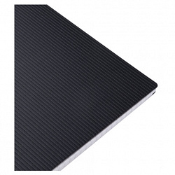 Тетрадь обложка пластик, А4, 80 л., гребень, клетка, HATBER, "VELVET" Черная, 081566, 80Т4В1гр_01601