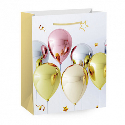 Пакет подарочный (1 штука) 41х19х49см (XXL) "Super Jumbo", ассорти, глиттер, фольга, ЗОЛОТАЯ СКАЗКА, 700829