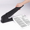 Степлер МОЩНЫЙ №24/6-23/24 BRAUBERG "Heavy duty MX", до 200 листов, черный, 222564