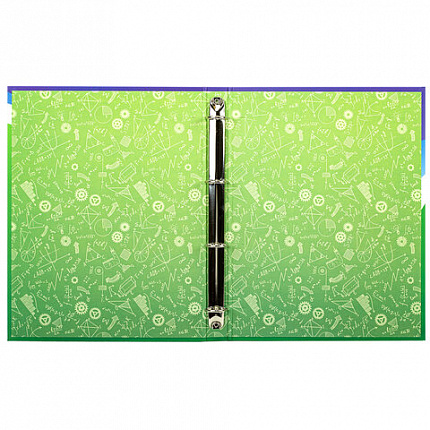 Папка-портфолио школьника/дошкольника "ШКОЛЬНАЯ ИСТОРИЯ", 4 кольца, обложка твёрдая матовая, BRAUBERG, 115241