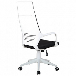 Кресло офисное BRABIX PREMIUM "Prime EX-515", пластик белый, ткань, черное, 531812