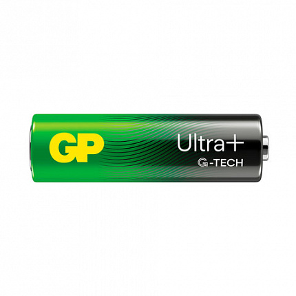 Батарейки КОМПЛЕКТ 4 шт., GP Ultra Plus G-Tech, AA (LR6), алкалиновые, пальчиковые, 15AUPA21-2CRSB4