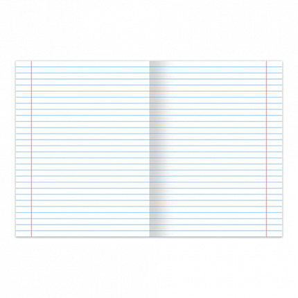 Тетрадь 18 л. BRAUBERG ЭКО "5-КА", линия, обложка плотная мелованная бумага, ЗЕЛЕНАЯ, 402989