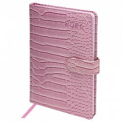 Еженедельник датированный 2026 А5 145х215 мм, BRAUBERG "Party", под кожу, коралловый, 117178