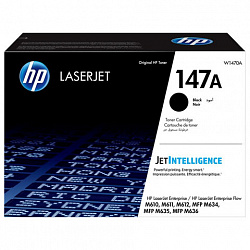 Картридж лазерный HP (W1470A) LaserJet M611dn/M612dn/M635/M636, №147A, оригинальный, ресурс 10500 страниц