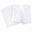 Папки-файлы перфорированные А4 BRAUBERG "STANDARD+", КОМПЛЕКТ 200 шт., гладкие, 45 мкм, 229663
