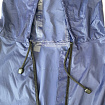 Дождевик плащ синий на молнии многоразовый с ПВХ-покрытием, размер 52-54 (XL), рост 170-176, ГРАНДМАСТЕР, 610866
