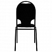 Стул для посетителей РС02М, черный каркас, ткань черная