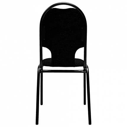 Стул для посетителей РС02М, черный каркас, ткань черная